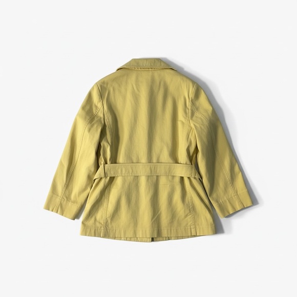 Attyre Women's Mustard Trench Coat - Picture 5 of 5